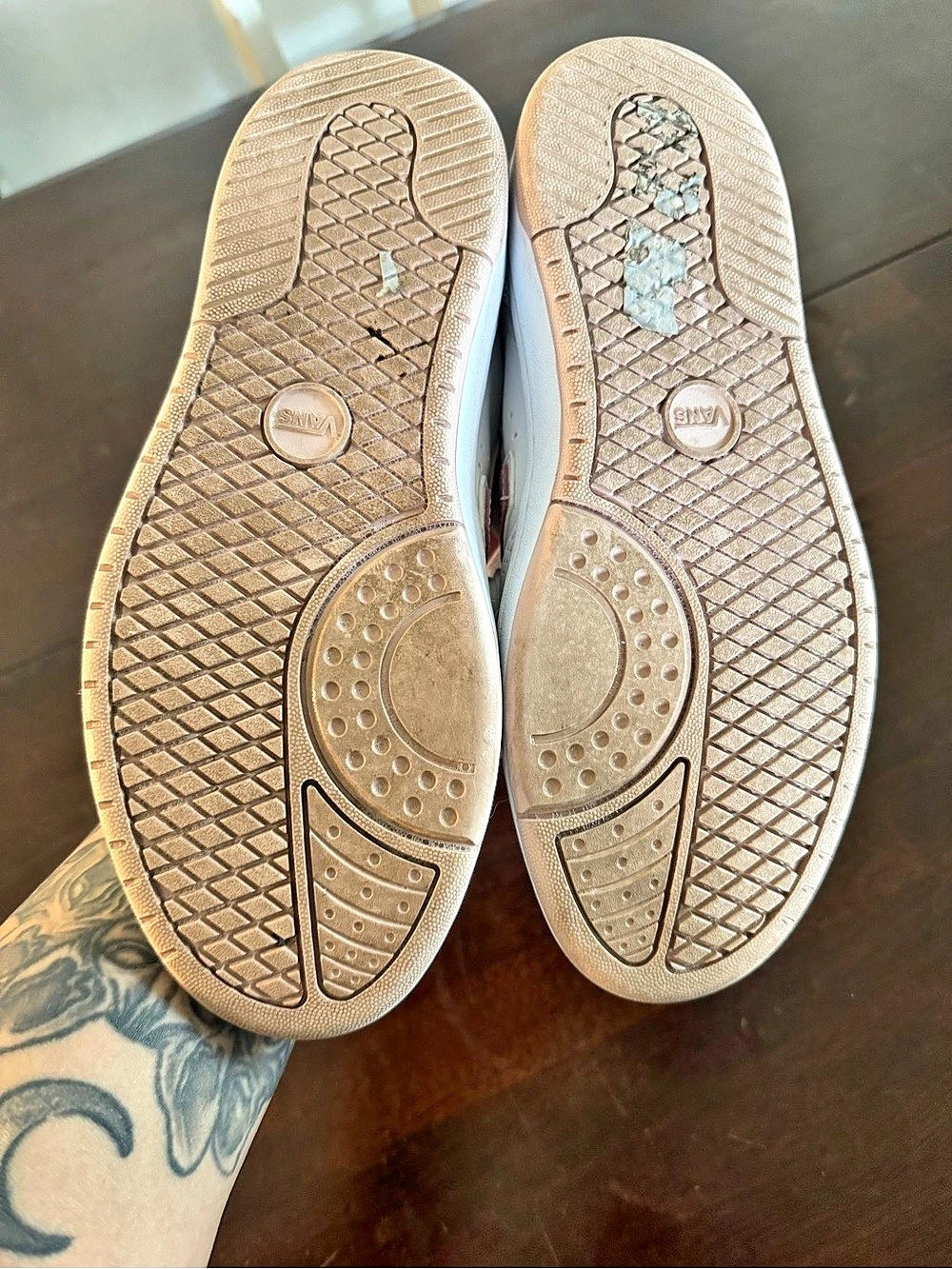 Vans Lowland 2.0 White Sepia Rose Pink Sneakers Women’s 7.5 / Men’s 6 - Picture 5 of 5
